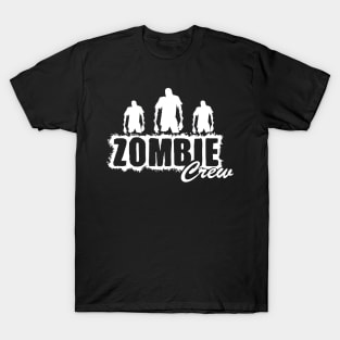 Zombie crew with three zombies T-Shirt